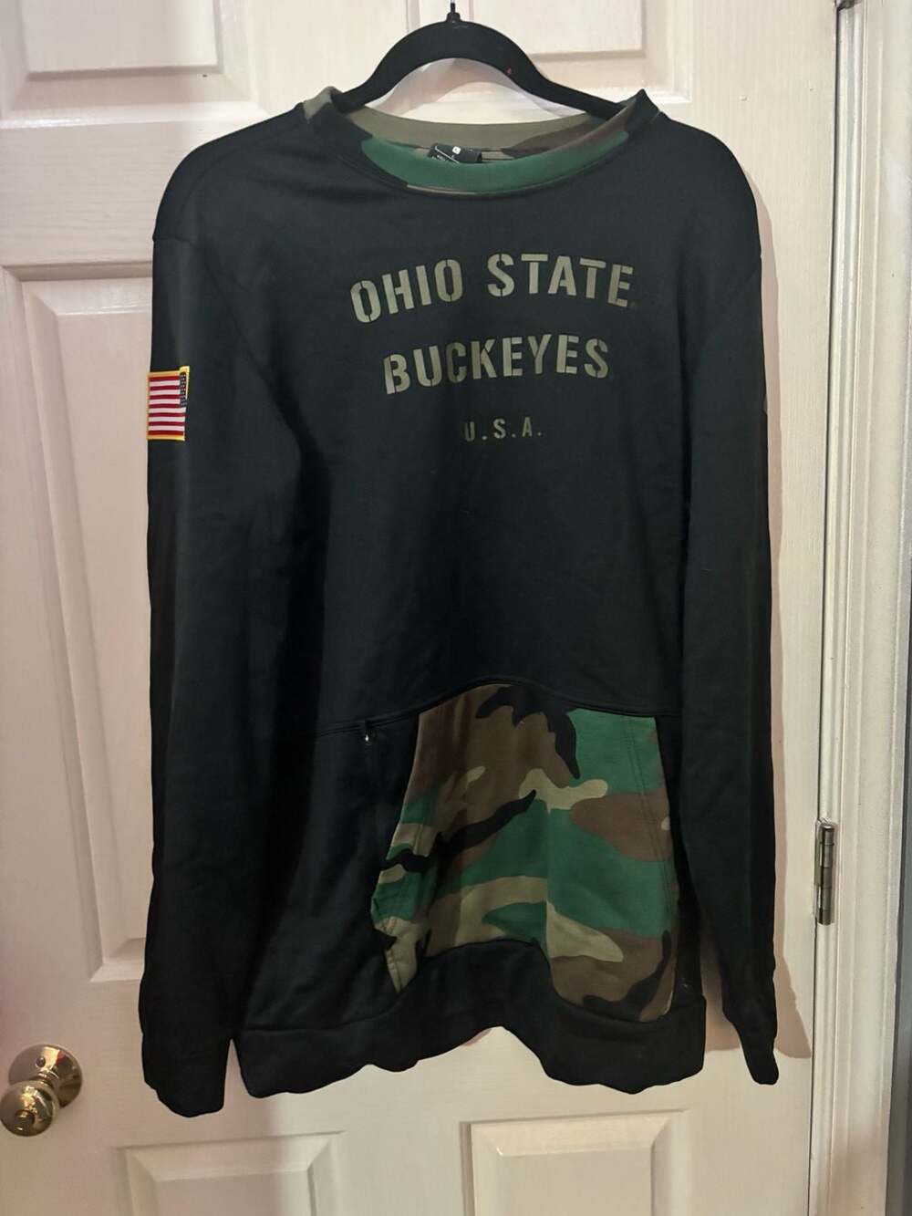 Nike Ohio State Buckeyes Salute To Service Sweatshirt Size L
